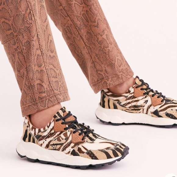 Free People Shoes - Free People Flower X Leopard Corax Sneakers